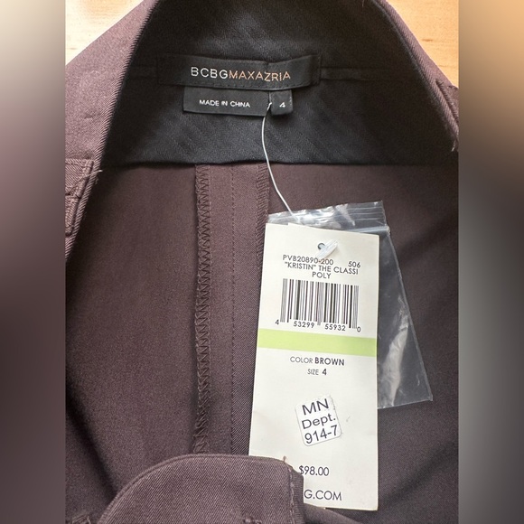 BCBGMaxAzria tailored bootcut trousers • size 4 • NWT - Picture 4 of 11